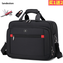 Swiss Army Knife Computer Bag Mens Handbag Crosswalk Business Briefcase Large Capacity Man Style Single Shoulder Inclined Satchel Bag