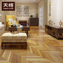 Tengga warm wood flooring teak gold texture for geothermal McKen bare plate