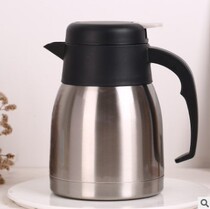 304 Stainless Steel Heat Pot Small Mini Coffee Pot Home Office Hot Water Bottle Soy Milk Pot Tea Bottle Hot Pot 1L
