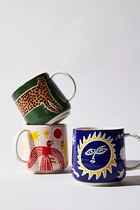 Schafer box export American light luxury fashion brand A * n designer cooperation ceramic hand-painted mug