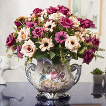 Living room decoration Fake flower decoration Dining table Simulation Lyndhurst Home creative ornaments Indoor room table jewelry