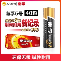 Nanfu Battery 5 hao 7 alkaline batteries juooo huan 3 dai toys air conditioning remote control battery 40 grain five seven original official flagship store