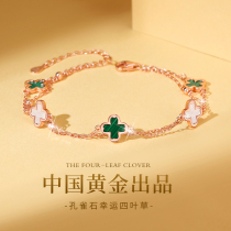China gold treasure silver silver bracelet female light luxury ladies delicate silver bracelet female 1693