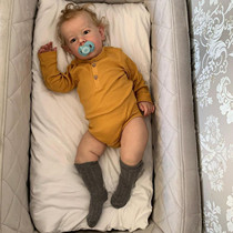 3D color has blood vessel green bar 70cm simulation cotton body reborn baby girl doll birthday present