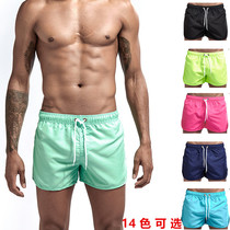 Beach pants mens multi-color loose breathable water quick dry swimming rafting surfing three-point swimming trunks sports shorts