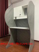 Study room partition table and chair closed immersion study table College student desk entrance examination shared training counseling table
