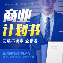 Write business plan roadshow ppt project venture financing planning feasibility study report on behalf