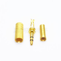 3 5 Audio Plug Headphone Plug 3 5 Bichuan Triple Plug Gold Plated Welding 3 5mm Headphone Plug