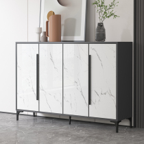 All aluminum alloy shoe cabinet Household door light luxury gray outdoor balcony sunscreen waterproof locker Foyer cabinet customization