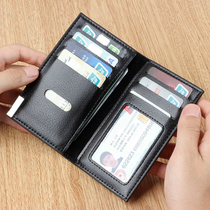 Card bag men drivers license leather case multi card position card bag drivers license leather case anti-demagnetization driving license wallet wallet wallet