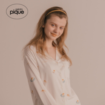 Gelato pique21 autumn winter new product womens tops dessert print soft shirt pajamas PWCT214251