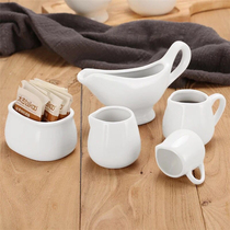 Ceramic milk spoon Sauce spoon Coffee flower bowl Milk cup Milk cup Milk cup Honey cup Mini milk cup Sugar cup