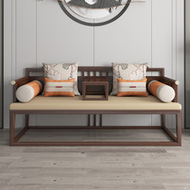 New Chinese Luohan bed ebony wood sofa living room furniture modern Chinese sofa bed Luohan couch