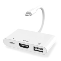 Lightning docking station for iPad mini5 converter Apple Mini 4 tablet U disk USB