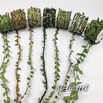 Wax Thread Woven Forest Tether Cane Hemp Rope Leaf Rope Decorative Hair Accessories Handmade DIY Making Bag Tubes