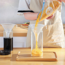 Vidan imported transparent plastic funnel large diameter hanging food grade kitchen multifunctional long neck