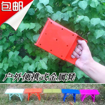 Mini portable folding small stool low stool out train subway Spring Festival transportation seat small stool light small horse
