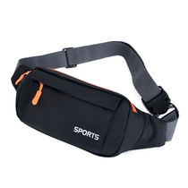 New mobile phone running Bag Mens construction belt wear-resistant splashing water Oxford cloth bag multi-compartment ground booth silver bag mens bag