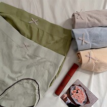 Thin Japanese underwear girls waist bag hip lace triangle pants ladies summer new simple boxer pants