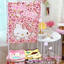 Korean cartoon bath towel Adult children absorbent cotton bath towel Bath towel Beach towel Wrap towel Blanket towel