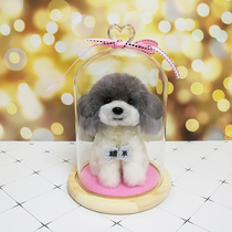 Pet puppy custom finished wool felt doll simulation model full body Schnauzer teddy bear gift new product