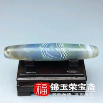 Original mineral genuine return old agate (entangled silk sky eye beads) boutique old goods pendant neck ornaments old ancient beads