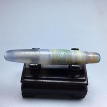 Ming and Qing Dynasty Wen play back to the flow of agate (tangled silk heavenly eye Dzi) natural genuine pendant pendant old goods