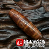 Antique Antique old Tibetan old cinnabar (Lotus Master three-eye artifact Tianzhu)Hot sale old material pendant neck decoration old goods