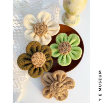 {Fish ear Museum} hand weaving spring and summer grass colored flower bra bra tip bra bra