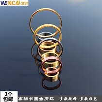 High-grade desk calendar ring calendar ring ring alloy ring open book ring gold ring loose leaf buckle ring binding iron ring