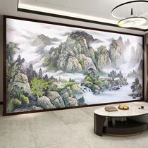 TV Background Wallpaper New Chinese Wallpaper Living Room Sofa Film WallwallwallPaint Customized Bedroom WallPaper