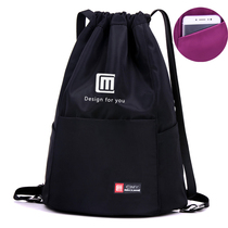 Customized waterproof basketball bag corset pocket drawstring backpack student bag football training bag outdoor fitness bag