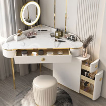 Light luxury triangle corner dresser storage cabinet one high-end simple small rock board bedroom net red dressing table
