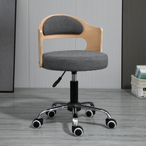 Solid wood backrest desk lift chair small apartment modern simple study computer chair student Chair small household swivel chair