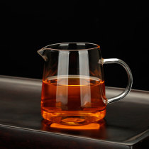 Heat-resistant glass thickened Road Cup with tea leak kung fu tea set Tea Sea round male Cup over tea filter