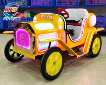 Square stalls Parent-child electric bumper car good fun Romantic classic car net red antique car dynamic music