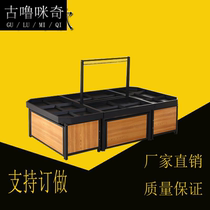 Supermarket vegetable shelf fruit rack fresh and dried fruit rack Yonghui model vegetable rack boutique fruit and vegetable rack display rack