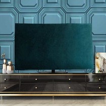Velvet fabric 43 inch LCD TV cover cloth 55 inch 65 inch hanging TV hood cover cover dust cover desktop