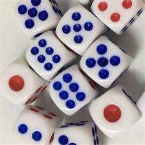 Dice color Swain large color white sieve KTV sieve grain Cup entertainment plug round corner red and blue points