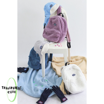 Transparent cave Lamb Hair Soft Shoulder Bag Security One Percent