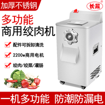 Meat grinder Commercial vertical electric high-power automatic stainless steel multifunctional large-scale minced vegetable enema machine
