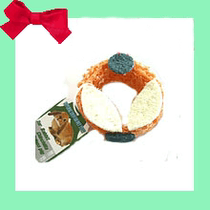 Lofah pet toys natural environmental protection rabbit toys to improve tone