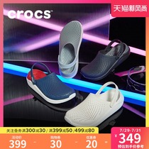Crocs mens hole shoes LiteRide casual flat beach shoes Crocs womens slippers) 204592