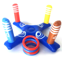 PVC inflatable cross ferrule children throwing ferrule inflatable toy parent-child throwing ring game props