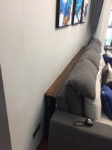 Living-room sofa Back-shelf Back cabinet Shelves Leaning wall solid wood floor headboard containing shelving cabinet Xuanguan Shelf Customized