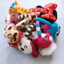 Foreign trade original single childrens earmuffs Baby ear cover tail single ear warm animal shape cartoon super cute ear warm childrens earmuffs