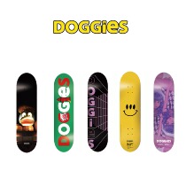 DOGGIES DC joint cooperation trouble girlfriend LTP light bomb black Technology anti-breaking skateboard 8 0 8 25