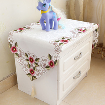 European bedside table towel TV cabinet cloth cover dust cover shoe cabinet cloth dressing table cloth hipster