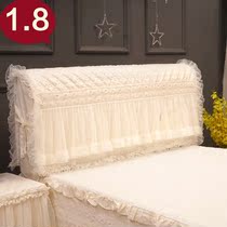 2021 new fashion bed head cover princess style grace dust cover Nordic style leather bed cover cover bed made