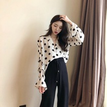 2021 new small fragrant wind age age slim wide leg pants two-piece autumn Net red ocean fashion goddess set